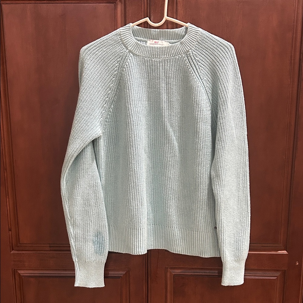 Vineyard Vines Aqua Haze Knit Pullover